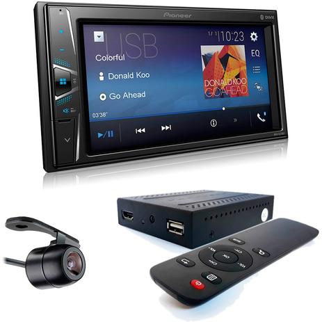 Multimidia Receiver Pioneer MVH G218BT Tela 6,2 USB Bluetooth TV Digital Full HD e Câmera Menor preço em Multimidia Receiver Pioneer MVH G218BT Tela 6,2 USB Bluetooth TV Digital Full HD e Câmera