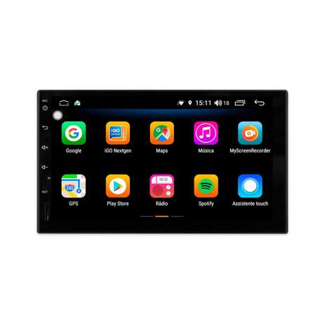 Multimídia Universal Tela 7'' Android 9.0 Gps Câmera de ré TV Digital 2GB Aikon Menor preço em Multimídia Universal Tela 7'' Android 9.0 Gps Câmera de ré TV Digital 2GB Aikon