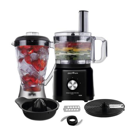 Multiprocessador Britânia 3x1 All In One 900w BMP900P - Britania Menor preço em Multiprocessador Britânia 3x1 All In One 900w BMP900P - Britania