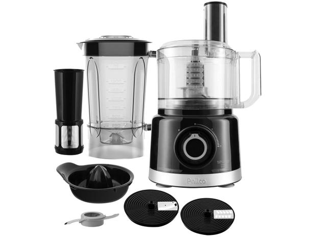Multiprocessador de Alimentos Philco Preto - PMP1500P 5 em 1 900W Menor preço em Multiprocessador de Alimentos Philco Preto - PMP1500P 5 em 1 900W