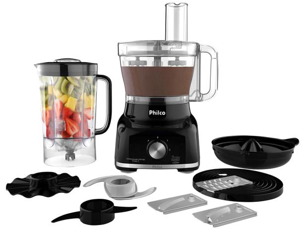 Multiprocessador de Alimentos Philco Preto - PMP1600P 3 em 1 1400W