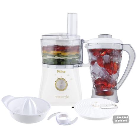 Multiprocessador Philco Pro All in One Gold Citrus 800W Menor preço em Multiprocessador Philco Pro All in One Gold Citrus 800W