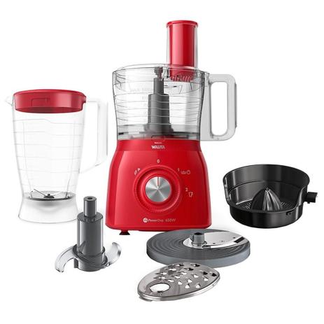 Multiprocessador Philips Walita Viva RI7631/40, Vermelho - 220V Menor preço em Multiprocessador Philips Walita Viva RI7631/40, Vermelho - 220V