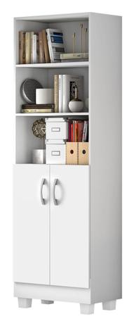 Multiuso Livreiro Office Iara Branco Jcm Movelaria Menor preço em Multiuso Livreiro Office Iara Branco Jcm Movelaria