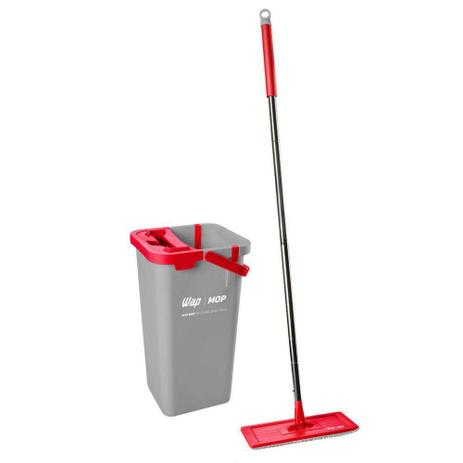 Multiuso Wap Mop com Raspador Refil FW006128 - Cinza/Vermelho Menor preço em Multiuso Wap Mop com Raspador Refil FW006128 - Cinza/Vermelho