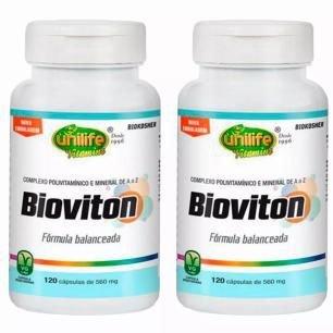 Multivitamínico Bioviton - 2x 120 Cápsulas - Unilife Menor preço em Multivitamínico Bioviton - 2x 120 Cápsulas - Unilife