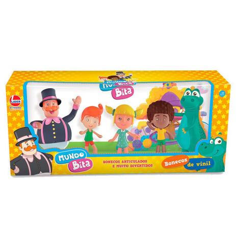 Mundo Bita Família Bonecos De Vinil 5 Personagens Lider Menor preço em Mundo Bita Família Bonecos De Vinil 5 Personagens Lider