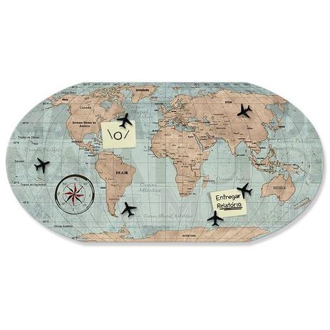 Mural Mapa Mundi Vintage - Geguton é boa?