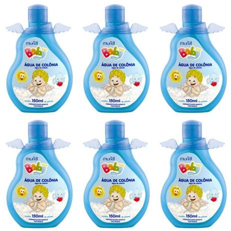 Muriel Baby Água Colônia Azul 150ml (Kit C/06) Menor preço em Muriel Baby Água Colônia Azul 150ml (Kit C/06)