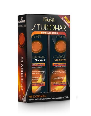 Muriel Kit Studio Hair Shampoo e cond. Nutrição e Brilho 250ml Menor preço em Muriel Kit Studio Hair Shampoo e cond. Nutrição e Brilho 250ml