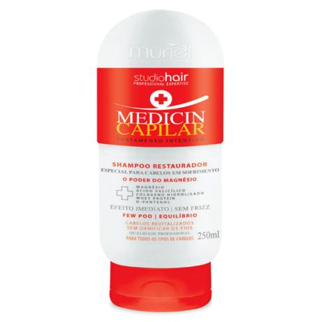 Muriel studio hair medicin capilar shampoo 250ml Menor preço em Muriel studio hair medicin capilar shampoo 250ml