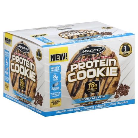 Muscletech cookies proteina gotas de chocolate caixa 06 unidades é boa?