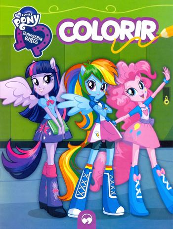 Livro de colorir my little pony vale das letras