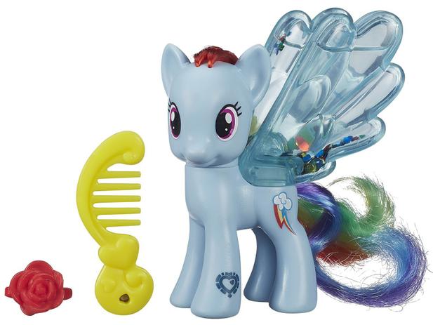 My Little Pony Water Cuties Rainbow Dash - Hasbro com Acessórios