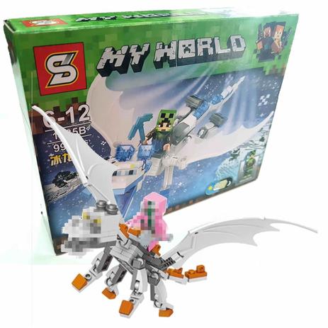 My World Dragon Blocos de Montar Mine 99 Pçs Branco - 1035B - Sl Menor preço em My World Dragon Blocos de Montar Mine 99 Pçs Branco - 1035B - Sl