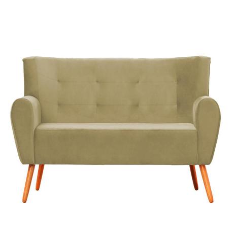 Menor preço em Namoradeira Barcelona Pé Palito 120 cm Suede Nude Takeda Estofados