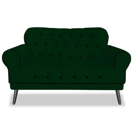 Menor preço em Namoradeira Sofá Recamier Olivia Recepção Sala Suede Verde - Ds decor