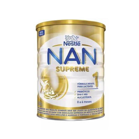Nan Supreme 1 Nestlé 800g Menor preço em Nan Supreme 1 Nestlé 800g