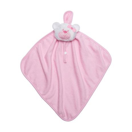 Naninha com Pelúcia e Prendedor de Chupeta Bambi Rosa Menor preço em Naninha com Pelúcia e Prendedor de Chupeta Bambi Rosa