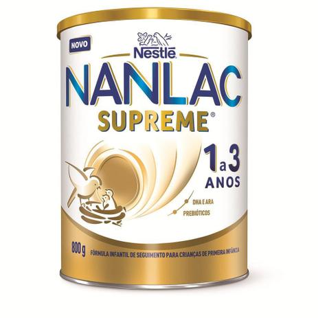 NANLAC Supreme 1+ Fórmula Infantil de Seguimento para Crianças de Primeira Infância de 1 a 3 anos 800g Menor preço em NANLAC Supreme 1+ Fórmula Infantil de Seguimento para Crianças de Primeira Infância de 1 a 3 anos 800g