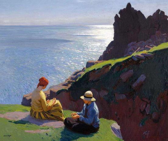 Nas Alturas (1920) - Laura Knight - Tela 50x59 Para Quadro - Santhatela é boa?
