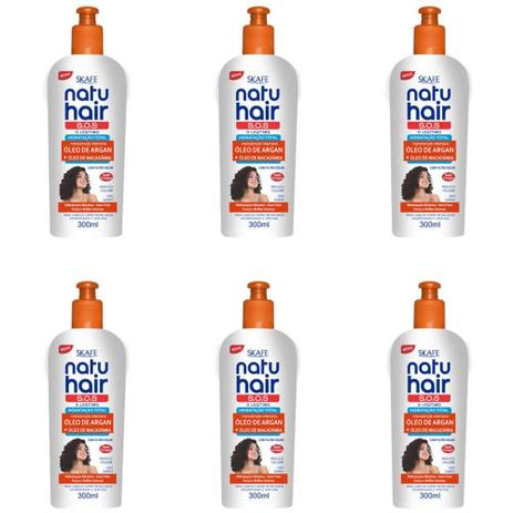 Natuhair Sos Hidratação Total Óleo De Argan 300ml (Kit C/06) Menor preço em Natuhair Sos Hidratação Total Óleo De Argan 300ml (Kit C/06)