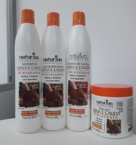 Naturiun Kit Crina E Cauda Shampoo + Condicionador + Máscara + Ativador de Cachos - Naturiun cosméticos Menor preço em Naturiun Kit Crina E Cauda Shampoo + Condicionador + Máscara + Ativador de Cachos - Naturiun cosméticos