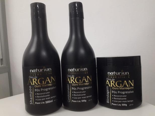 Naturiun Kit Pós Progressiva De Argan Shampoo + Condicionador + Máscara - Naturiun Cosméticos Menor preço em Naturiun Kit Pós Progressiva De Argan Shampoo + Condicionador + Máscara - Naturiun Cosméticos