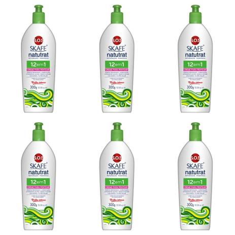 Natutrat Sos 12em1 Creme P/ Pentear 300g (Kit C/06) Menor preço em Natutrat Sos 12em1 Creme P/ Pentear 300g (Kit C/06)