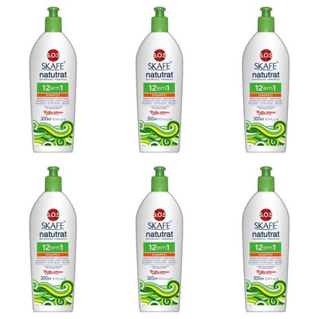 Natutrat Sos 12em1 Shampoo 350ml (Kit C/06) Menor preço em Natutrat Sos 12em1 Shampoo 350ml (Kit C/06)