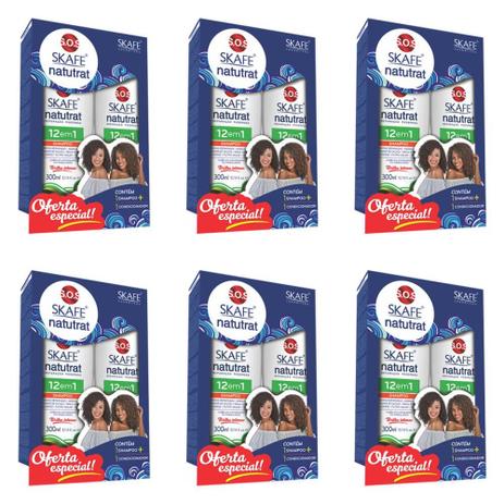 Natutrat Sos 12em1 Shampoo + Condicionador 300ml (Kit C/06) Menor preço em Natutrat Sos 12em1 Shampoo + Condicionador 300ml (Kit C/06)