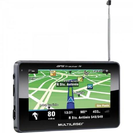 Navegador GPS com TV/Radio FM/Leitor de USB/SD GP034 Preto MULTILASER - Marca Menor preço em Navegador GPS com TV/Radio FM/Leitor de USB/SD GP034 Preto MULTILASER - Marca