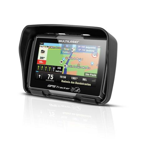 Navegador Gps Multilaser Tracker Para Moto Tela 4.3” - Gp040 Menor preço em Navegador Gps Multilaser Tracker Para Moto Tela 4.3” - Gp040
