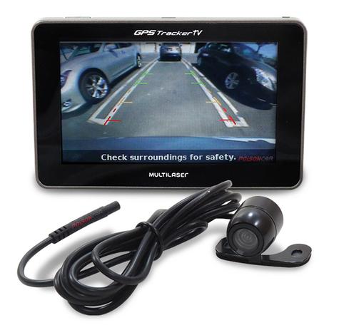 Navegador GPS Tracker TV III Digital C/ Camera de Re Multilaser 4.3” Menor preço em Navegador GPS Tracker TV III Digital C/ Camera de Re Multilaser 4.3”