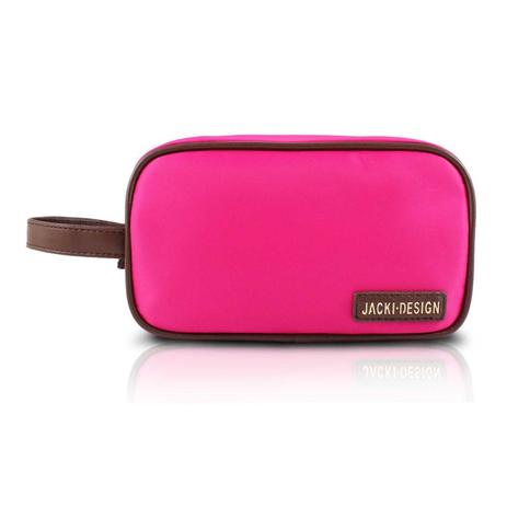Necessaire C/ Alça Lateral Tam. G Lisa Pink Microfibra - Jacki design Menor preço em Necessaire C/ Alça Lateral Tam. G Lisa Pink Microfibra - Jacki design