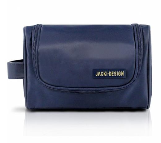 Necessaire Com Alça Lateral Masculina Azul Jacki Design Menor preço em Necessaire Com Alça Lateral Masculina Azul Jacki Design