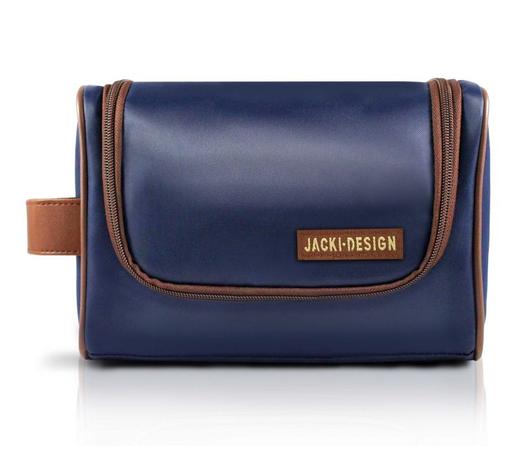 Necessaire Com Alça Lateral Masculina Azul/Marrom - Jacki design é ruim? Necessaire Com Alça Lateral Masculina Azul/Marrom - Jacki design é boa?
