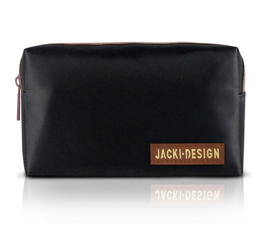 Necessaire De Bolsa Masculina Preto/Marrom Microfibra - Jacki design Menor preço em Necessaire De Bolsa Masculina Preto/Marrom Microfibra - Jacki design
