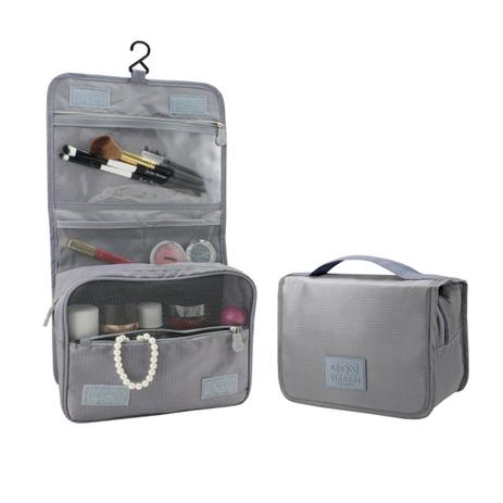 Necessaire de viagem com gancho Cinza - Jacki design é boa?