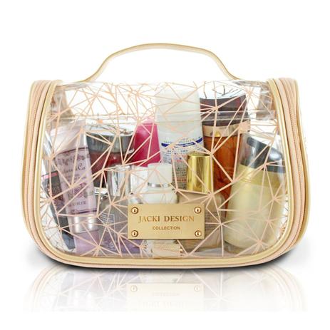 Necessaire de viagem transparente classica grande jacki design bege é boa?
