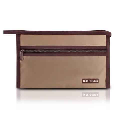 Necessaire Envelope Essencial Marrom - Jaki design Menor preço em Necessaire Envelope Essencial Marrom - Jaki design