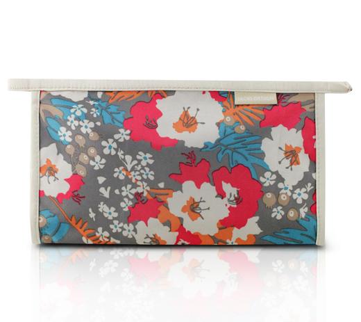 Necessaire Envelope Estampada Tam. G Bege/Floral Jacki Design Menor preço em Necessaire Envelope Estampada Tam. G Bege/Floral Jacki Design