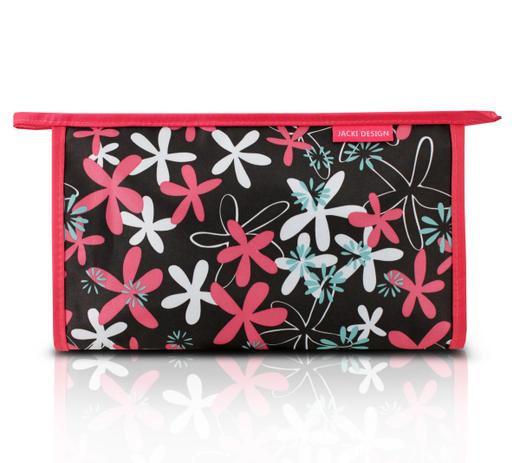 Necessaire Envelope Estampada Tam. G Pink/Floral Jacki Design Menor preço em Necessaire Envelope Estampada Tam. G Pink/Floral Jacki Design