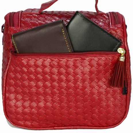 Nécessaire Feminina Bolsa Térmica Luxo Vermelho CBRN08018 - COMMERCE BRASIL é boa?
