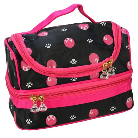 Necessaire Feminina Bolsa Térmica Preto CBRN05925 - Commerce brasil é boa?