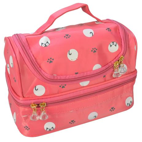 Necessaire Feminina Bolsa Térmica Rosa CBRN05932 - Commerce brasil Menor preço em Necessaire Feminina Bolsa Térmica Rosa CBRN05932 - Commerce brasil