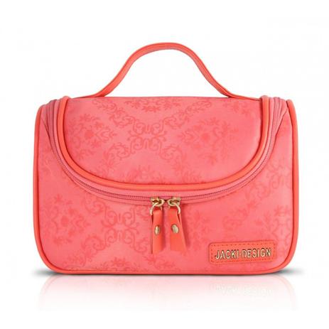 Necessaire Feminina Com Gancho Damasco - Jacki Design Menor preço em Necessaire Feminina Com Gancho Damasco - Jacki Design