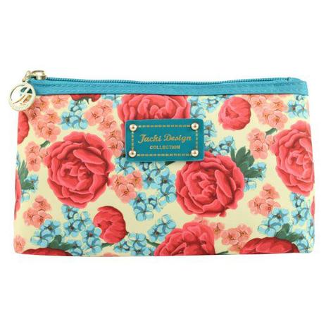 Menor preço em Necessaire Feminina Estampa Floral Azul - Minha nova biju