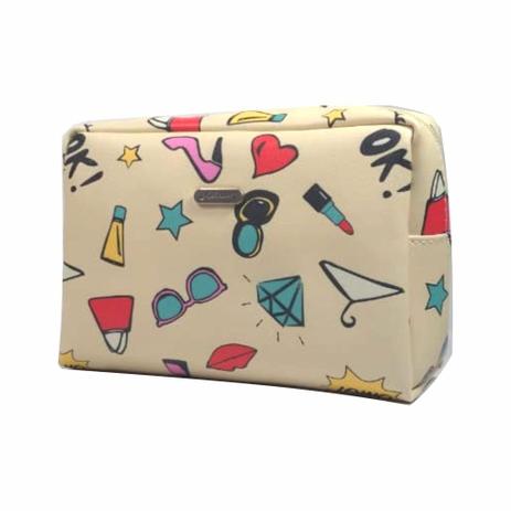 Necessaire Feminina Organizador P/ Mala De Viagem Bege YS27043 - Y.brasil é boa?