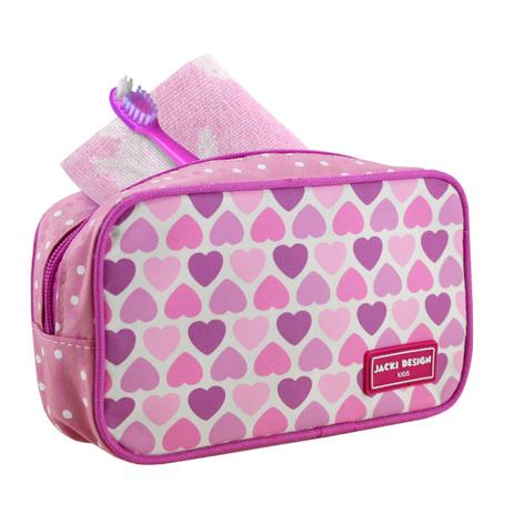 Menor preço em Necessaire Infantil Jacki Design Sapeka Coração Rosa